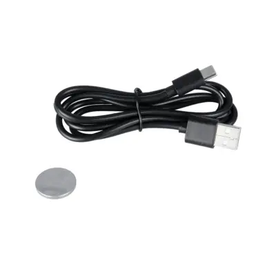 LEDTM® ZENTIME 76564 Μοντέρνο Επιτραπέζιο Φωτιστικό Γραφείου με Ασύρματη Φόρτιση 10W 2A & Ψηφιακό Ρολόι LED 3.5W 350lm 120° DC 5V με USB-C IP20 Ρυθμιζόμενο Λευκό CCT με Αφή 2700K/4500K/6000K Dimmable - Sanan SMD Chip - Μαύρο - Μ13 x Π25 x Υ50cm - 2 Χρόνια Εγγύηση - Image 14