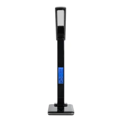 LEDTM® ZENTIME 76564 Μοντέρνο Επιτραπέζιο Φωτιστικό Γραφείου με Ασύρματη Φόρτιση 10W 2A & Ψηφιακό Ρολόι LED 3.5W 350lm 120° DC 5V με USB-C IP20 Ρυθμιζόμενο Λευκό CCT με Αφή 2700K/4500K/6000K Dimmable - Sanan SMD Chip - Μαύρο - Μ13 x Π25 x Υ50cm - 2 Χρόνια Εγγύηση - Image 4