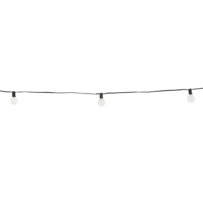 LEDTM® TWILIGHT 79667 Μοντέρνο Φωτιστικό Κήπου Γιρλάντα 7.7m με 15 Λάμπες & IR Ασύρματο Χειριστήριο LED 9W 810lm 360° DC 3.7V με Ενσωματωμένο Φωτοβολταϊκό Panel 5.5V 1.5W & Επαναφορτιζόμενη Μπαταρία Li-ion 3.7V 1x18650 2200mAh Αδιάβροχο IP65 Θερμό Λευκό 2700Κ Dimmable - Sanan SMD Chip - Μαύρο & Διάφανο - Μ770 x Π4 x Υ7cm - 2 Χρόνια Εγγύηση - Image 3