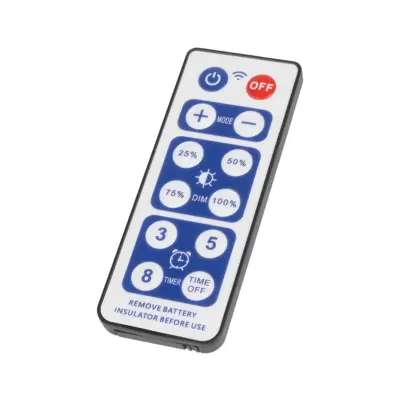 LEDTM® TWILIGHT 79667 Μοντέρνο Φωτιστικό Κήπου Γιρλάντα 7.7m με 15 Λάμπες & IR Ασύρματο Χειριστήριο LED 9W 810lm 360° DC 3.7V με Ενσωματωμένο Φωτοβολταϊκό Panel 5.5V 1.5W & Επαναφορτιζόμενη Μπαταρία Li-ion 3.7V 1x18650 2200mAh Αδιάβροχο IP65 Θερμό Λευκό 2700Κ Dimmable - Sanan SMD Chip - Μαύρο & Διάφανο - Μ770 x Π4 x Υ7cm - 2 Χρόνια Εγγύηση - Image 9