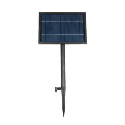 LEDTM® TWILIGHT 79669 Μοντέρνο Φωτιστικό Κήπου Γιρλάντα 14.5m με 50 Λάμπες LED 30W 2700lm 360° DC 3.7V με Ενσωματωμένο Φωτοβολταϊκό Panel 5.5V 5W & Επαναφορτιζόμενη Μπαταρία Li-ion 3.7V 3x18650 6600mAh Αδιάβροχο IP65 Θερμό Λευκό 2700Κ Dimmable - Sanan SMD Chip - Μαύρο & Διάφανο - Μ1450 x Π4 x Υ7cm - 2 Χρόνια Εγγύηση - Image 5