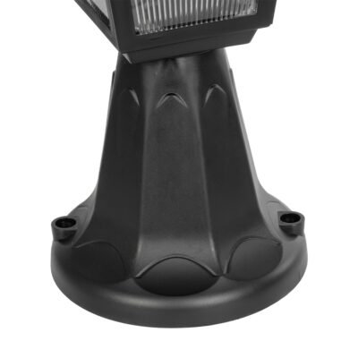 LEDTM® SOLME 203-0210 Vintage Επιδαπέδιο Φωτιστικό Φαναράκι Μονόφωτο 1 x E27 IP44 Μαύρο & Διάφανο Πλαστικό - Μ22 x Π22 x Υ40cm - Image 8