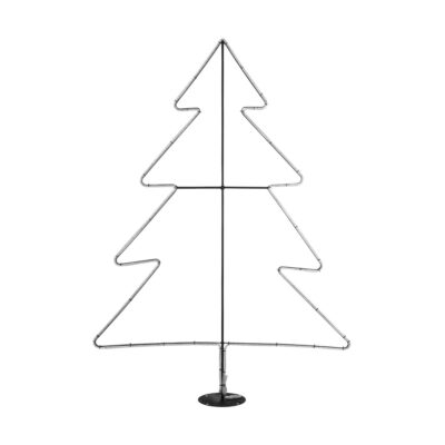 Alternative view of LEDTM® XMAS-TREE-BIG Χριστουγεννιάτικο Διακοσμητικό Φωτιστικό LED 27.3W 1092lm 360° AC 220-240V Αδιάβροχο IP65 Θερμό Λευκό 2700K  - Μαύρο & Διάφανο - Μ134 x Π25 x Υ188cm - 2 Χρόνια Εγγύηση