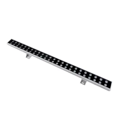 LEDTM® WASHER-MOZA 05114 Μπάρα Φωτισμού Wall Washer LED 48W 4800lm 10-30° DC 24V Αδιάβροχο IP66 RGB Dimmable - Γκρι Ανθρακί - Μ100 x Π6.5 x Υ6.6cm - 3 Χρόνια Εγγύηση