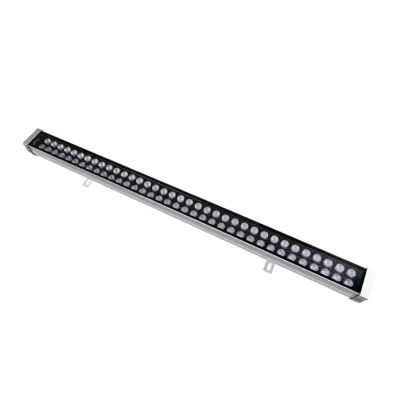 LEDTM® WASHER-MOZA 05116 Μπάρα Φωτισμού Wall Washer LED 72W 10080lm 10-30° DC 24V Αδιάβροχο IP66 Θερμό Λευκό 3000K Dimmable - Γκρι Ανθρακί - Μ100 x Π7.4 x Υ7cm - 3 Χρόνια Εγγύηση