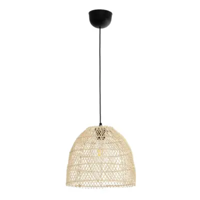LEDTM® CESTINO 204-0178 Boho Κρεμαστό Φωτιστικό Οροφής Μονόφωτο 1 x E27 AC 220-240V IP20 Μπεζ - Μ30 x Π30 x Υ25cm - Image 3