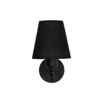 LEDTM® ELEGANTE 204-0185 Μοντέρνο Φωτιστικό Τοίχου Απλίκα Μονόφωτο 1 x E27 AC 220-240V IP20 Μαύρο - Μ14 x Π14 x Υ26cm - Image 3