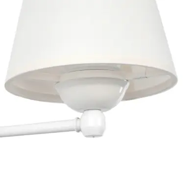 LEDTM® ELEGANTE 204-0187 Μοντέρνο Φωτιστικό Τοίχου Απλίκα Μονόφωτο 1 x E27 AC 220-240V IP20 Μπεζ & Λευκό - Μ14 x Π14 x Υ26cm - Image 5