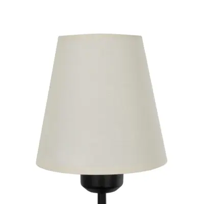 LEDTM® LING 204-0190 Μοντέρνο Φωτιστικό Τοίχου Απλίκα Μονόφωτο 1 x E27 AC 220-240V IP20 Μπεζ & Μαύρο - Μ13 x Π13 x Υ50cm - Image 5