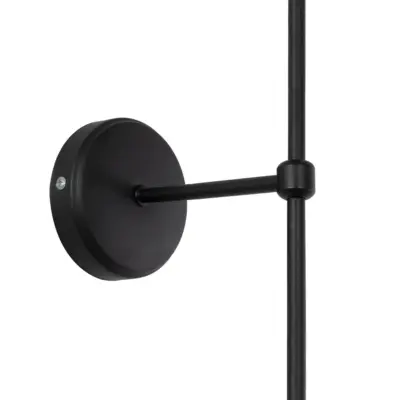 LEDTM® LING 204-0190 Μοντέρνο Φωτιστικό Τοίχου Απλίκα Μονόφωτο 1 x E27 AC 220-240V IP20 Μπεζ & Μαύρο - Μ13 x Π13 x Υ50cm - Image 6