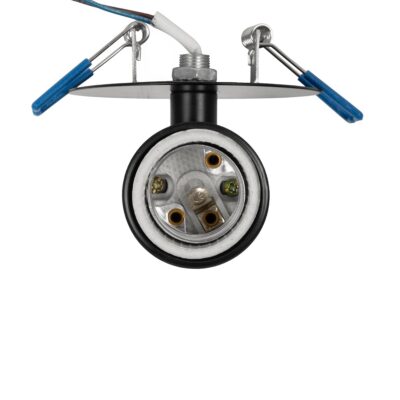 Alternative view of LEDTM® SARA 999-0058 Χωνευτό Φωτιστικό Οροφής με Ντουί 1 x E27 AC 220-240V IP20 - Μαύρο - Μ8.5 x Π8.5 x Υ11cm