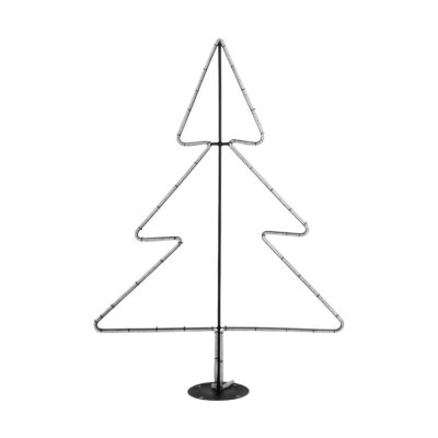 Alternative view of LEDTM® XMAS-TREE-SMALL Χριστουγεννιάτικο Διακοσμητικό Φωτιστικό LED 19,5W 780lm 360° AC 220-240V Αδιάβροχο IP65 Θερμό Λευκό 2700K - Μαύρο & Διάφανο - M102 x Π25 x Υ142cm - 2 Χρόνια Εγγύηση