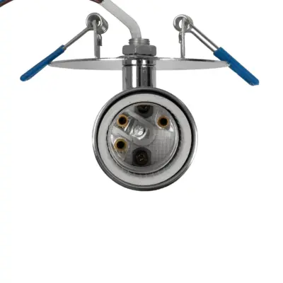 Alternative view of LEDTM® SARA 999-0059 Χωνευτό Φωτιστικό Οροφής με Ντουί 1 x E27 AC 220-240V IP20 - Ασημί - Μ8.5 x Π8.5 x Υ11cm