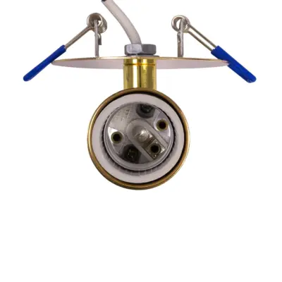 Alternative view of LEDTM® SARA 999-0060 Χωνευτό Φωτιστικό Οροφής με Ντουί 1 x E27 AC 220-240V IP20 - Χρυσό - Μ8.5 x Π8.5 x Υ11cm