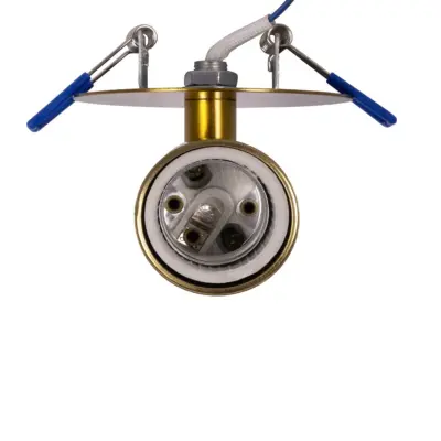 Alternative view of LEDTM® SARA 999-0061 Χωνευτό Φωτιστικό Οροφής με Ντουί 1 x E27 AC 220-240V IP20 - Χρυσό - Μ8.5 x Π8.5 x Υ11cm