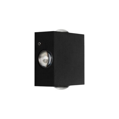 Alternative view of LEDTM® HIKARI 60686 Μοντέρνο Φωτιστικό Τοίχου - Απλίκα LED 8W 1000lm 30° AC 220-240V Αδιάβροχο IP65 Θερμό Λευκό 2700K - CREE XPE Chip & TÜV SÜD Driver - Μαύρο Ματ - Μ9 x Π4 x Υ9cm - 5 Χρόνια Εγγύηση