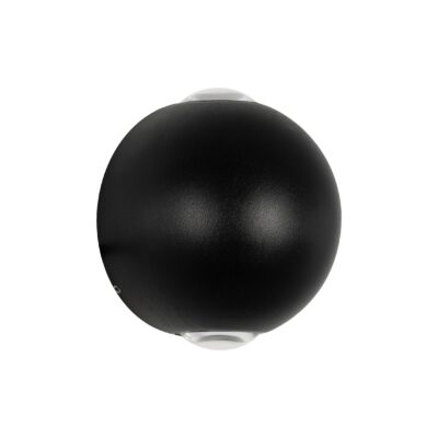 Alternative view of LEDTM® VEGA 60672 Μοντέρνο Φωτιστικό Τοίχου - Απλίκα LED 6W 750lm 30° AC 220-240V Αδιάβροχο IP65 Θερμό Λευκό 2700K - Bridgelux COB Chip & TÜV SÜD Driver - Μαύρο Ματ - Μ10 x Π7.5 x Υ10cm - 5 Χρόνια Εγγύηση