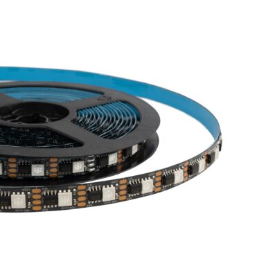 Alternative view of LEDTM® DIGIPRO 90604 Ψηφιακή Pixel Addressable Ταινία LED 14.4W/m 864lm/m 120° DC 12V IP20 60 x SMD5050 Chip/m 60 x Pixel/m Πολύχρωμο RGB Dimmable SPI/TTL Protocol IC TM1812 - Sanan SMD Chip - Μ500 x Π1 x Υ0.2cm - Ρολό 5 Μέτρων - 5 Χρόνια Εγγύηση