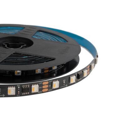 Alternative view of LEDTM® DIGIPRO 90773 Ψηφιακή Pixel Addressable Ταινία LED 12W/m 1080lm/m 120° DC 12V IP20 60 x SMD5050 Chip/m 20 x Pixel/m Πολύχρωμο RGB+WW Dimmable SPI/TTL Protocol IC TM1814/UCS1912/UCS2912 - Sanan SMD Chip - Μ500 x Π1 x Υ0.2cm - Ρολό 5 Μέτρων - 5 Χρόνια Εγγύηση