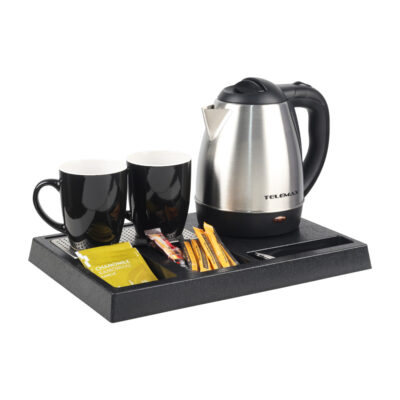 Telemax Welcome Tray με Βραστήρα 1.2 L και 2 Κούπες ZOS-TTAH001