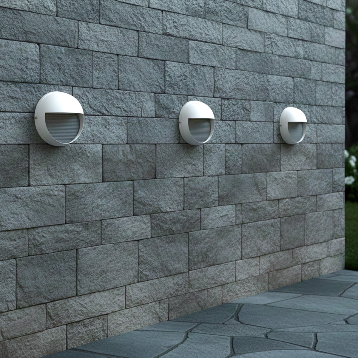 Alternative view of kelvo® STEPART KLV-101-0097 Φωτιστικό Σκαλοπατιού / Διαδρόμου LED 3W 375lm 45° AC 220-240V Αδιάβροχο IP65 Θερμό Λευκό 2700K - Lumileds SMD Chip & TÜV SÜD Driver - Λευκό Ματ - Μ16 x Π8 x Υ16cm - 5 Χρόνια Εγγύηση