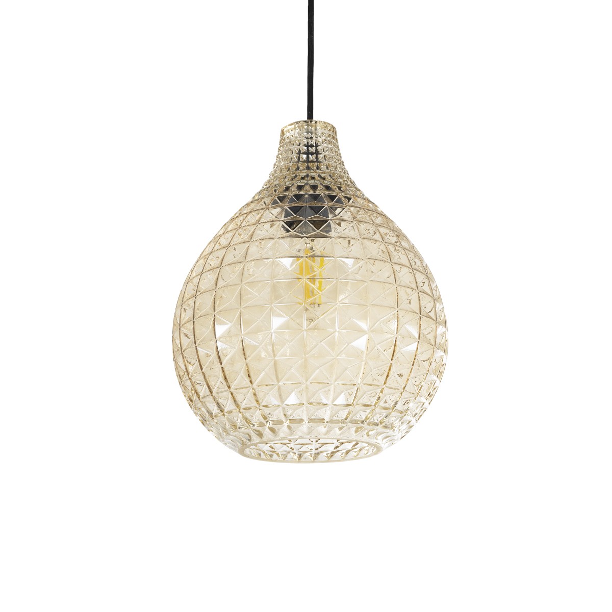 Alternative view of LEDTM® BASTIK 206-0027 Μοντέρνο Κρεμαστό Φωτιστικό Οροφής με Ντουί 1 x E27 AC 220-240V IP20 - Mελί - Μ22 x Π22 x Υ26cm