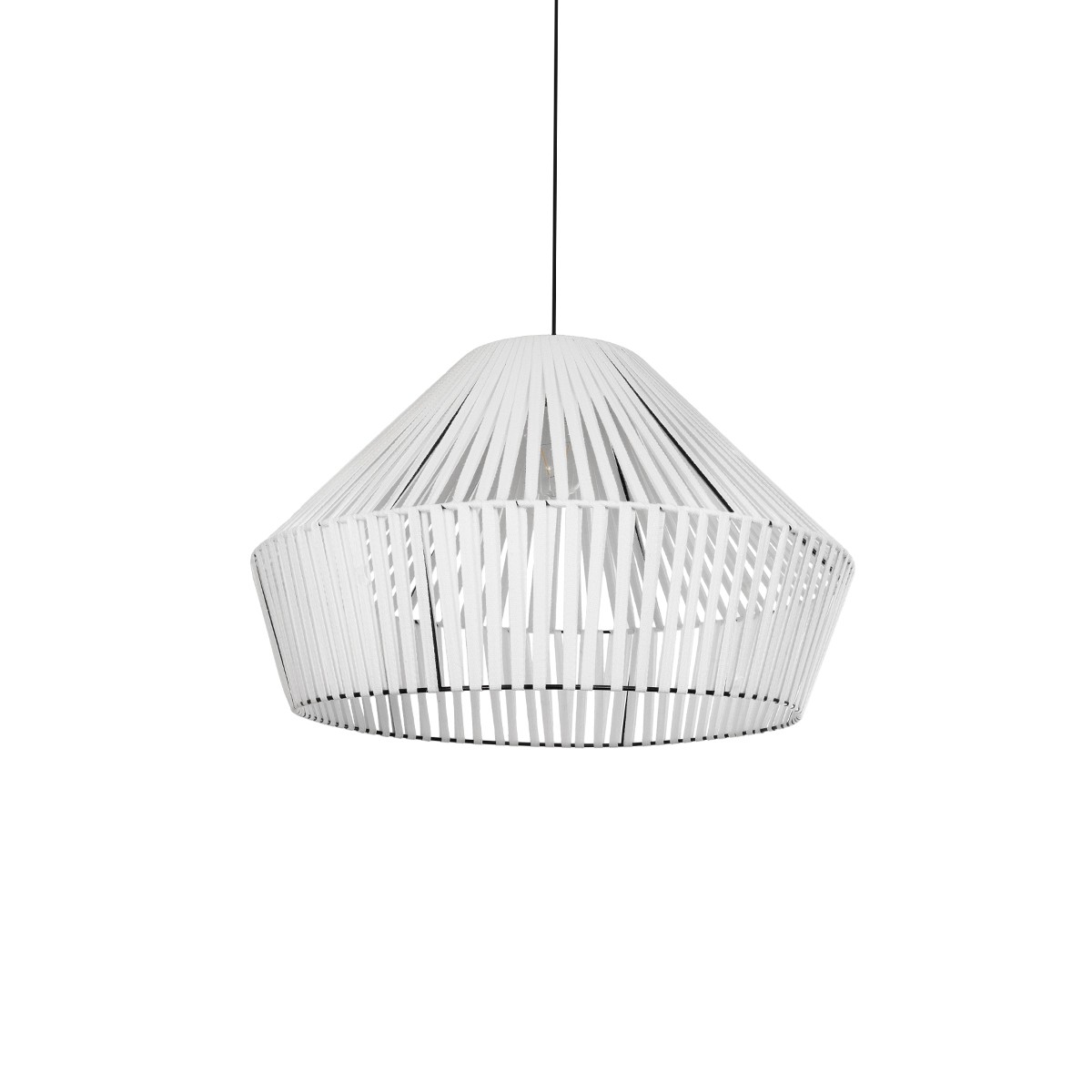 Alternative view of LEDTM® NUI 205-0064 Boho Κρεμαστό Φωτιστικό Οροφής με Ντουί 1 x E27 AC 220-240V IP20 - Λευκό - M60 x Π60 x Υ41cm