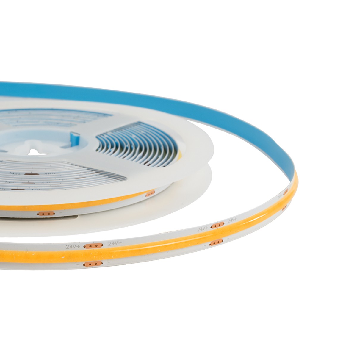 Alternative view of LEDTM® BEE 70361 Ταινία LED 8W/m 720lm/m 120° DC 24V IP20 320 x COB Chip/m Θερμό Λευκό 2700K Dimmable - Sanan COB Chip - Μ500 x Π0.8 x Υ0.2cm - Ρολό 5 Μέτρων - 5 Χρόνια Εγγύηση