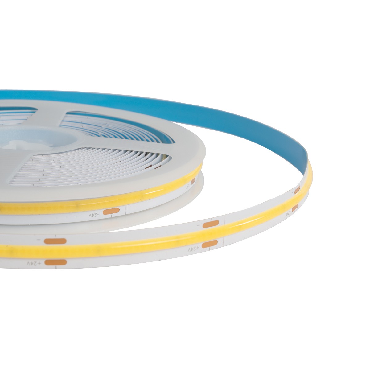 Alternative view of LEDTM® BEE 70350 Ταινία LED 10W/m 1100lm/m 120° DC 24V IP20 528 x COB Chip/m Ψυχρό Λευκό 6000K Dimmable - Sanan COB Chip - Μ500 x Π1 x Υ0.2cm - Ρολό 5 Μέτρων - 5 Χρόνια Εγγύηση