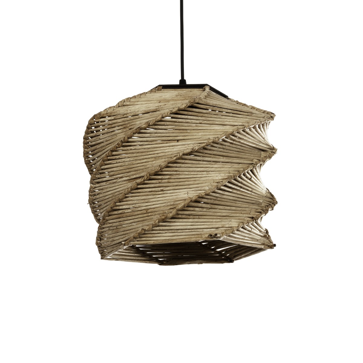 Alternative view of LEDTM® HUSLE 205-0045 Boho Κρεμαστό Φωτιστικό Οροφής με Ντουί 1 x E27 AC 220-240V IP20 - Μπεζ - M31 x Π31 x Υ28cm