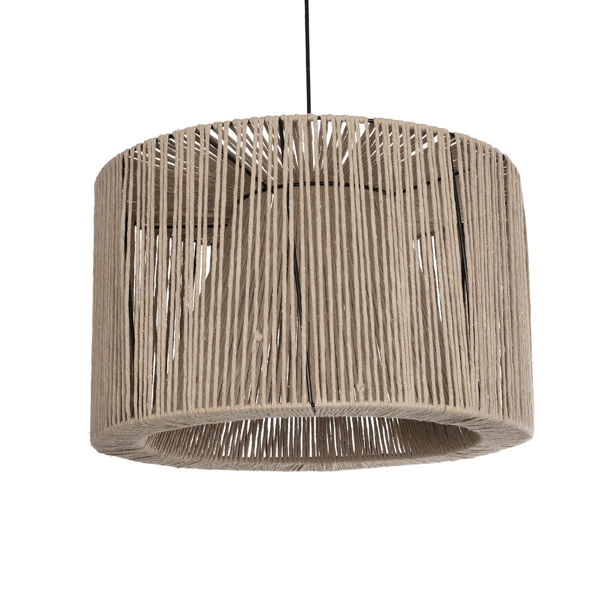 Alternative view of LEDTM® ZYLINDER 205-0022 Boho Κρεμαστό Φωτιστικό Οροφής με Ντουί 1 x E27 AC 220-240V IP20 - Μπεζ - M50 x Π50 x Υ32cm