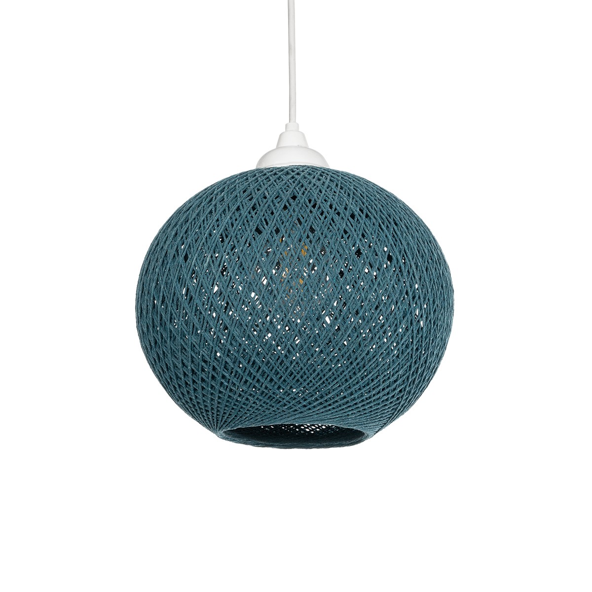 Alternative view of LEDTM® SOLEI 205-0012 Boho Κρεμαστό Φωτιστικό Οροφής με Ντουί 1 x E27 AC 220-240V IP20 - Τιρκουάζ - M20 x Π20 x Υ25cm