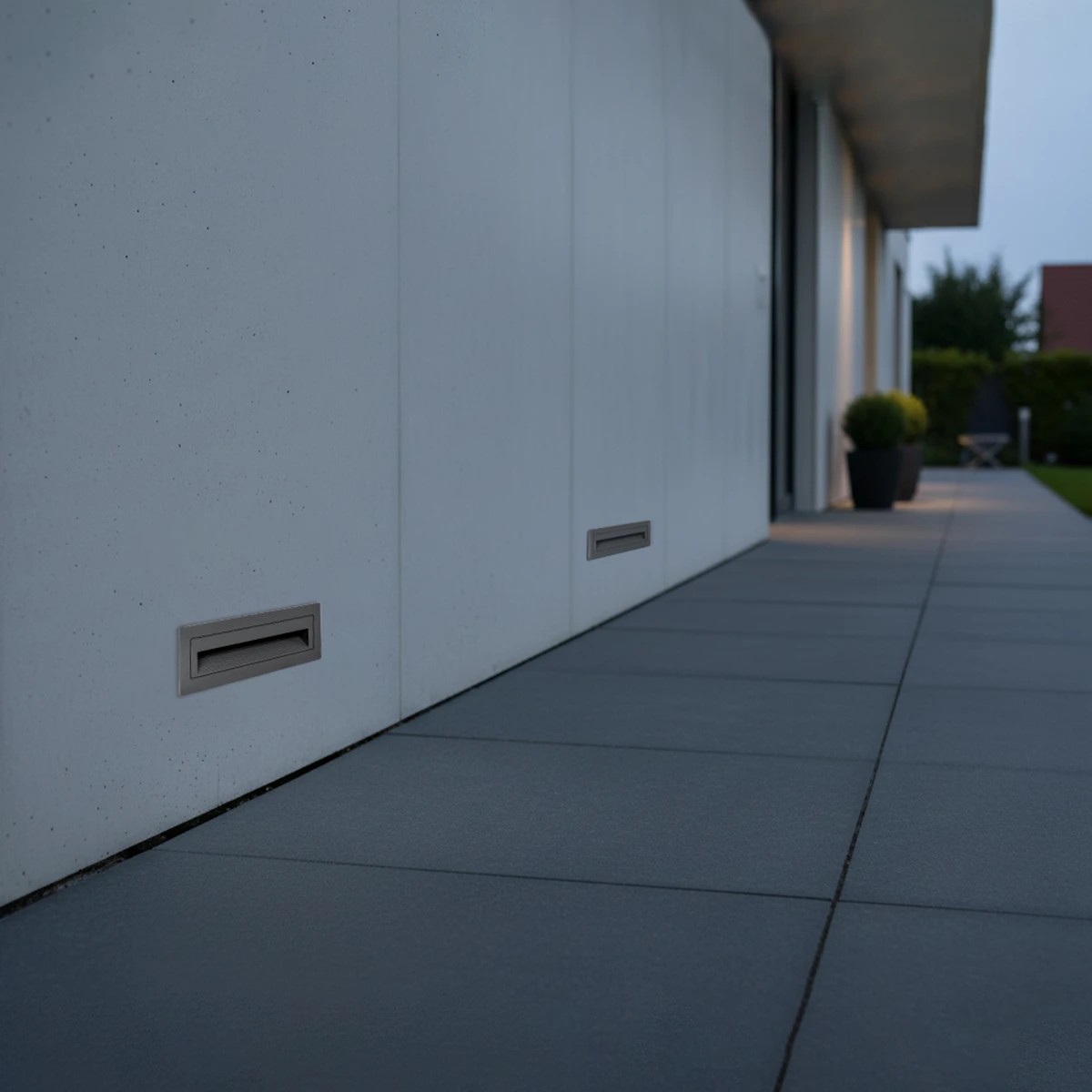 Alternative view of kelvo® STEPART KLV-101-0087 Χωνευτό Φωτιστικό Σκαλοπατιού / Διαδρόμου LED 4W 500lm 45° AC 220-240V Αδιάβροχο IP65 Θερμό Λευκό 2700K - Lumileds SMD Chip & TÜV SÜD Driver - Γκρι Ανθρακί Ματ - Μ21 x Π5.5 x Υ6.5cm / Q20.3 x 5.6cm - 5 Χρόνια Εγγύηση