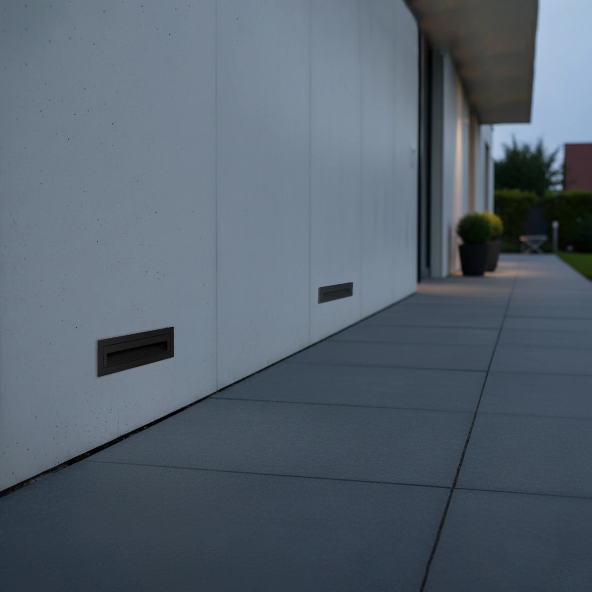 Alternative view of kelvo® STEPART KLV-101-0086 Χωνευτό Φωτιστικό Σκαλοπατιού / Διαδρόμου LED 4W 500lm 45° AC 220-240V Αδιάβροχο IP65 Θερμό Λευκό 2700K - Lumileds SMD Chip & TÜV SÜD Driver - Μαύρο Ματ - Μ21 x Π5.5 x Υ6.5cm / Q20.3 x 5.6cm - 5 Χρόνια Εγγύηση