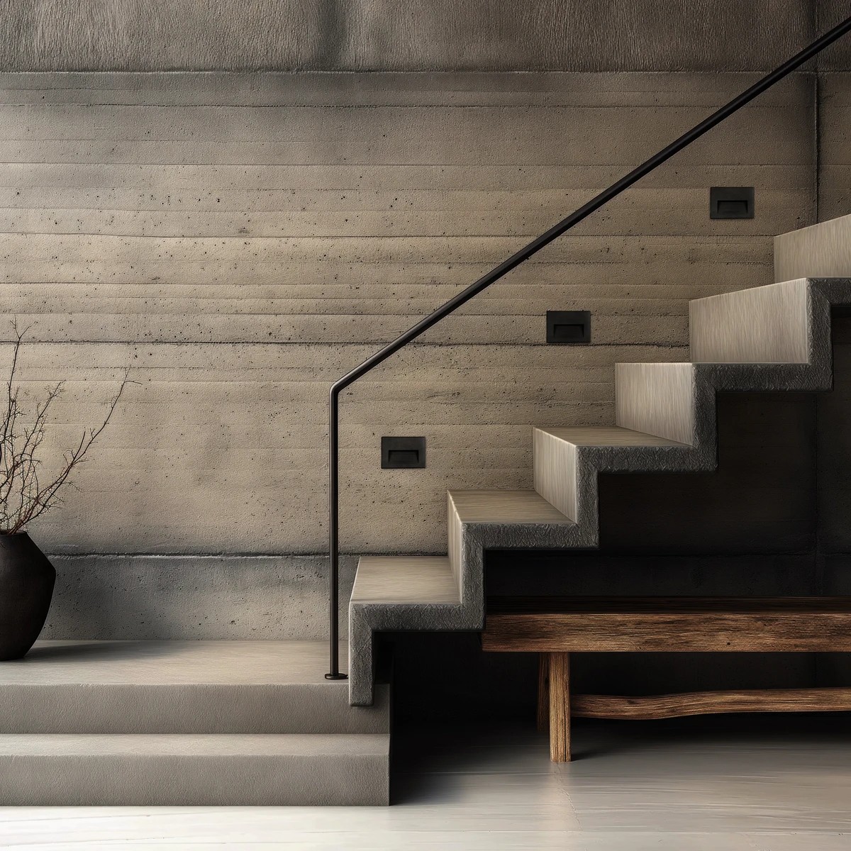 Alternative view of kelvo® STEPART KLV-101-0083 Χωνευτό Φωτιστικό Σκαλοπατιού / Διαδρόμου LED 3W 375lm 45° AC 220-240V Αδιάβροχο IP65 Θερμό Λευκό 2700K - Lumileds SMD Chip & TÜV SÜD Driver - Μαύρο Ματ - Μ11.5 x Π5.3 x Υ8.3cm / Q10.6 x 7.6cm - 5 Χρόνια Εγγύηση