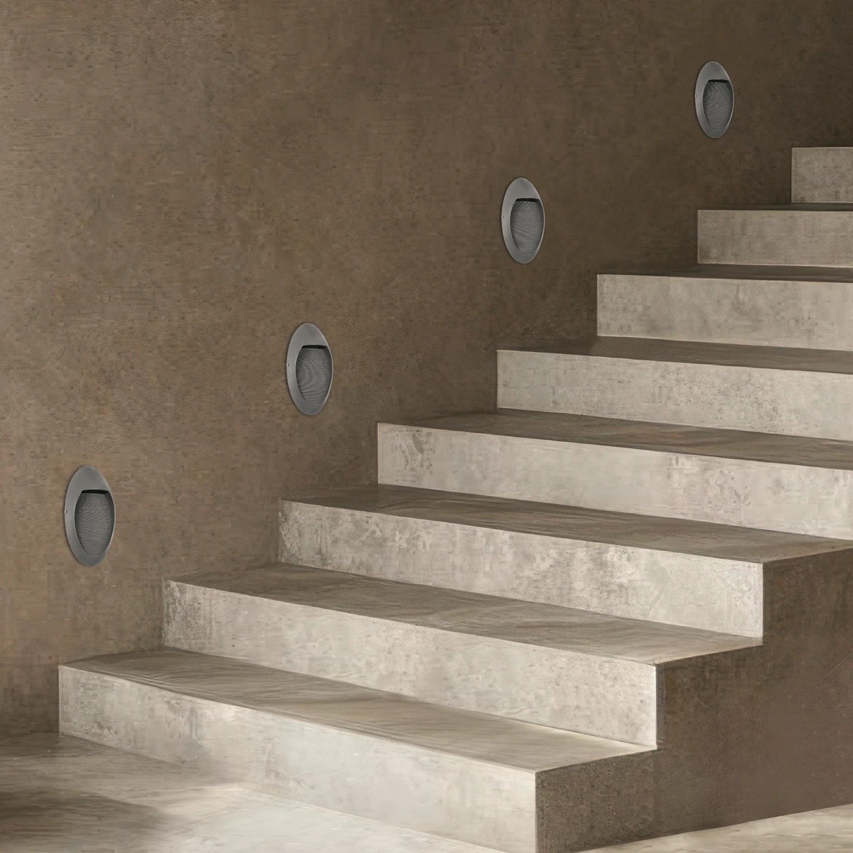 Alternative view of kelvo® STEPART KLV-101-0102 Φωτιστικό Σκαλοπατιού / Διαδρόμου LED 3W 375lm 45° AC 220-240V Αδιάβροχο IP65 Θερμό Λευκό 2700K - Lumileds SMD Chip & TÜV SÜD Driver - Γκρι Ανθρακί Ματ - Μ13 x Π5.5 x Υ26cm - 5 Χρόνια Εγγύηση