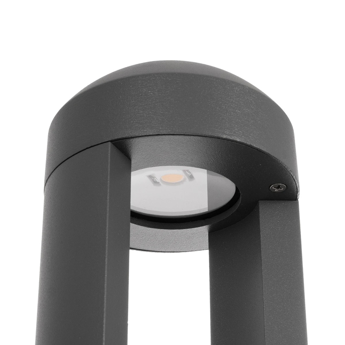 kelvo® GREMO KLV-101-0122 Φωτιστικό Κολωνάκι Κήπου LED 7W 875lm 45° AC 220-240V Αδιάβροχο IP65 Θερμό Λευκό 2700K - Bridgelux COB Chip & TÜV SÜD Driver - Γκρι Ανθρακί Ματ - Μ10.8 x Π10.8 x Υ50cm - 5 Χρόνια Εγγύηση - Image 7