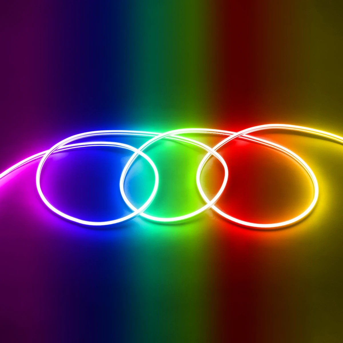 Alternative view of LEDTM® NEOVALE 70569 Ψηφιακή Pixel Addressable Ταινία Neon Flex LED 18W/m 900lm/m 120° DC 24V Αδιάβροχο IP65 60 x SMD5050 Chip/m 10 x Pixel/m Πολύχρωμο RGB Dimmable SPI/TTL Protocol IC WS2811 - Sanan SMD Chip - Μ100 x Π0.8 x Υ1.6cm - 3 Χρόνια Εγγύηση