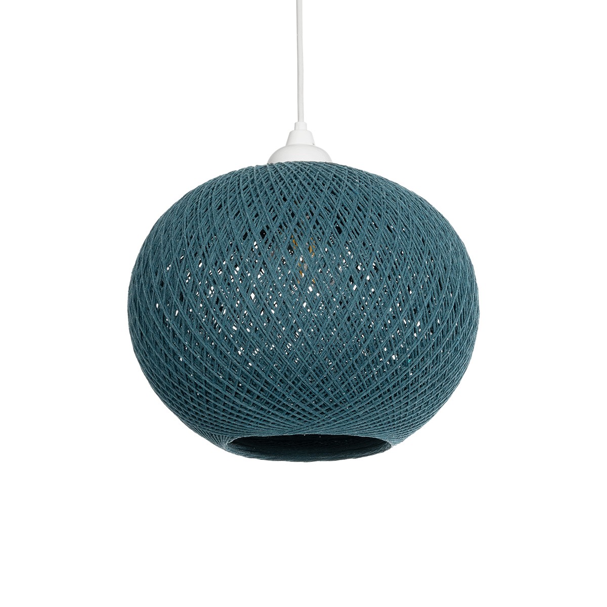 Alternative view of LEDTM® SOLEI 205-0011 Boho Κρεμαστό Φωτιστικό Οροφής με Ντουί 1 x E27 AC 220-240V IP20 - Τιρκουάζ - M30 x Π30 x Υ26cm