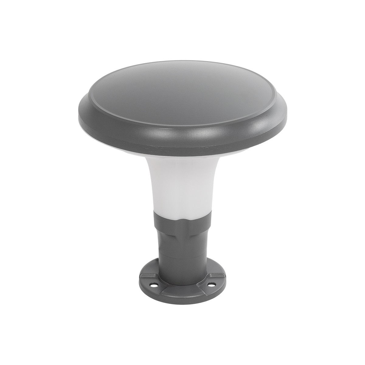 Alternative view of LEDTM® WHISPER 90553 Φωτιστικό Κολωνάκι Κήπου με Ντουί 1 x E27 AC 220-240V Αδιάβροχο IP65 - Γκρι Ανθρακί - Μ27 x Π27 x Υ29cm