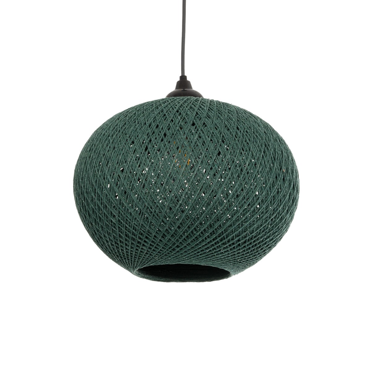 Alternative view of LEDTM® SOLEI 205-0014 Boho Κρεμαστό Φωτιστικό Οροφής με Ντουί 1 x E27 AC 220-240V IP20 - Πράσινο - M30 x Π30 x Υ26cm