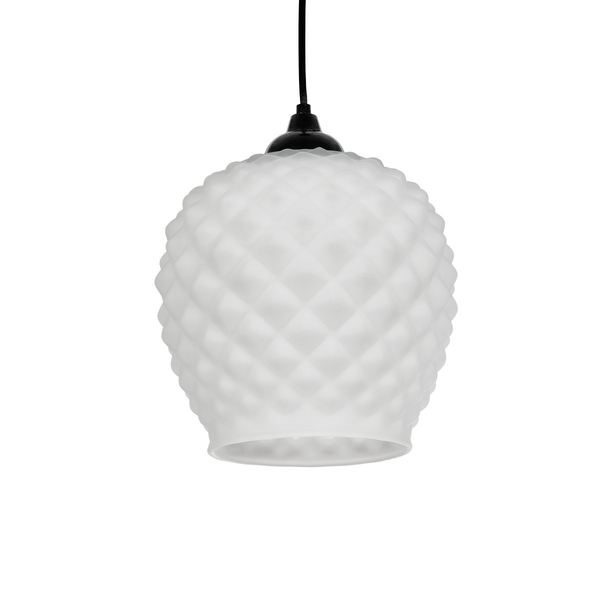 Alternative view of LEDTM® KEGEL 206-0005 Μοντέρνο Κρεμαστό Φωτιστικό Οροφής με Ντουί 1 x E27 AC 220-240V IP20 - Λευκό - Μ19 x Π19 x Υ19cm