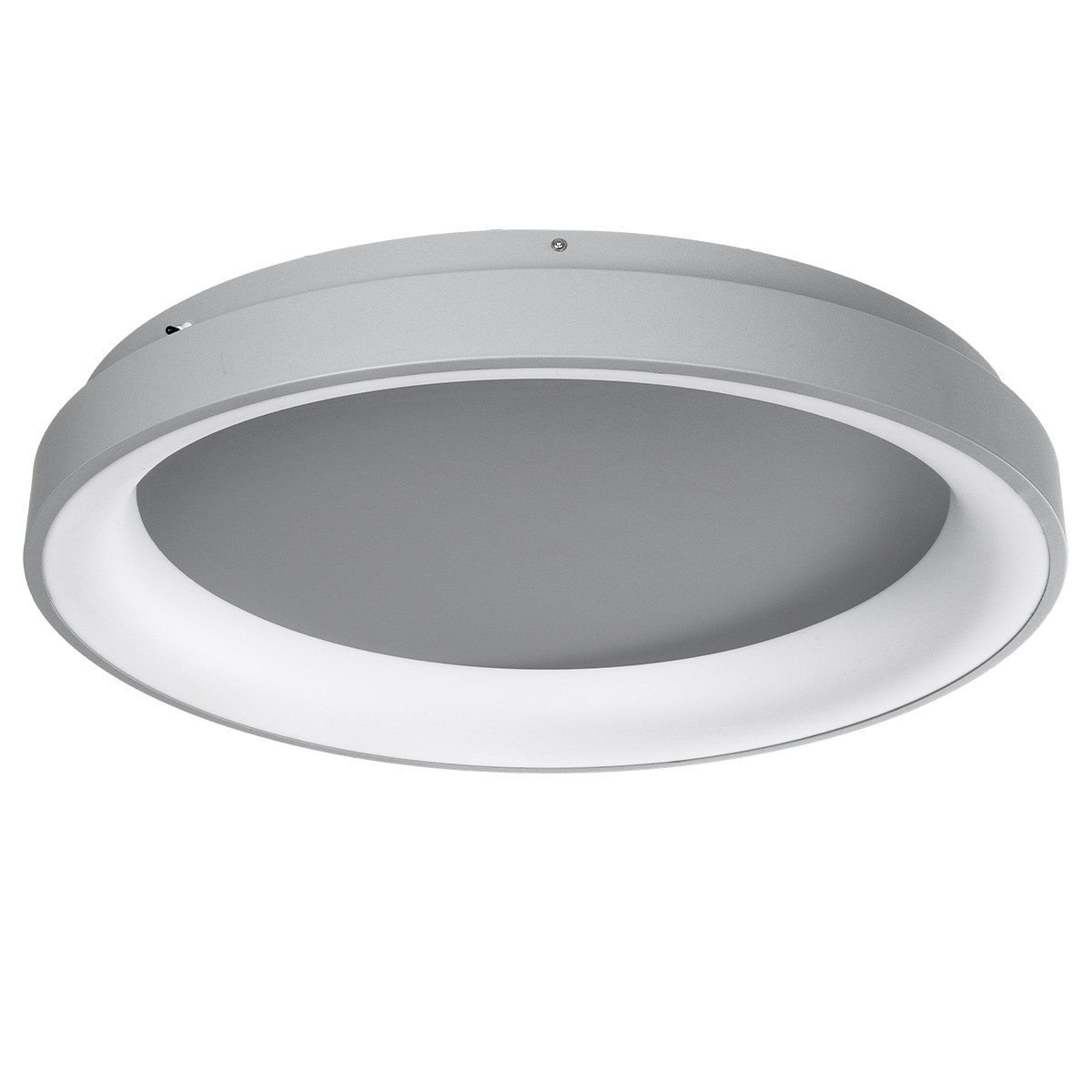 Alternative view of LEDTM® SALEM 61238 Μοντέρνο Φωτιστικό Οροφής LED 105W 12075lm 120° AC 220-240V IP20 Ρυθμιζόμενο Λευκό CCT με Χειριστήριο από 2700K έως 6000K Dimmable - Lumileds SMD Chip - Γκρι - Μ60 x Π60 x Υ9.5cm - 3 Χρόνια Εγγύηση