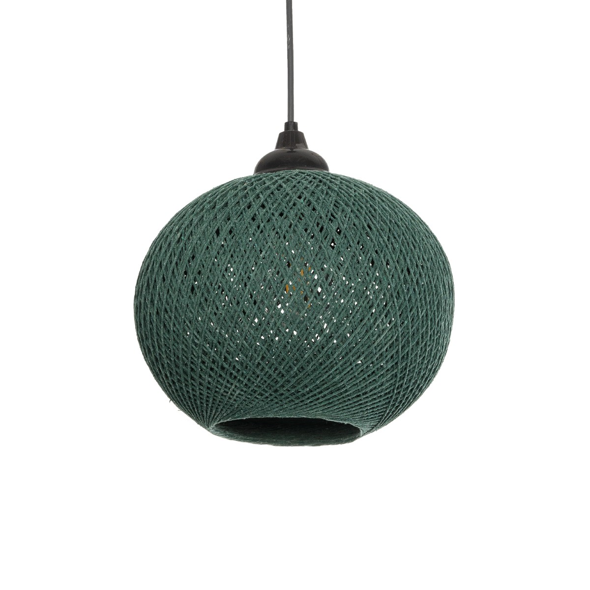 Alternative view of LEDTM® SOLEI 205-0015 Boho Κρεμαστό Φωτιστικό Οροφής με Ντουί 1 x E27 AC 220-240V IP20 - Πράσινο - M20 x Π20 x Υ25cm