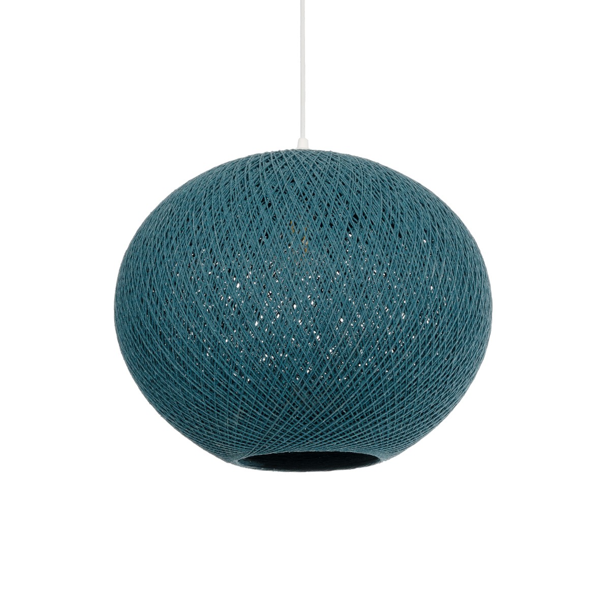 Alternative view of LEDTM® SOLEI 205-0010 Boho Κρεμαστό Φωτιστικό Οροφής με Ντουί 1 x E27 AC 220-240V IP20 - Τιρκουάζ - M40 x Π40 x Υ36cm