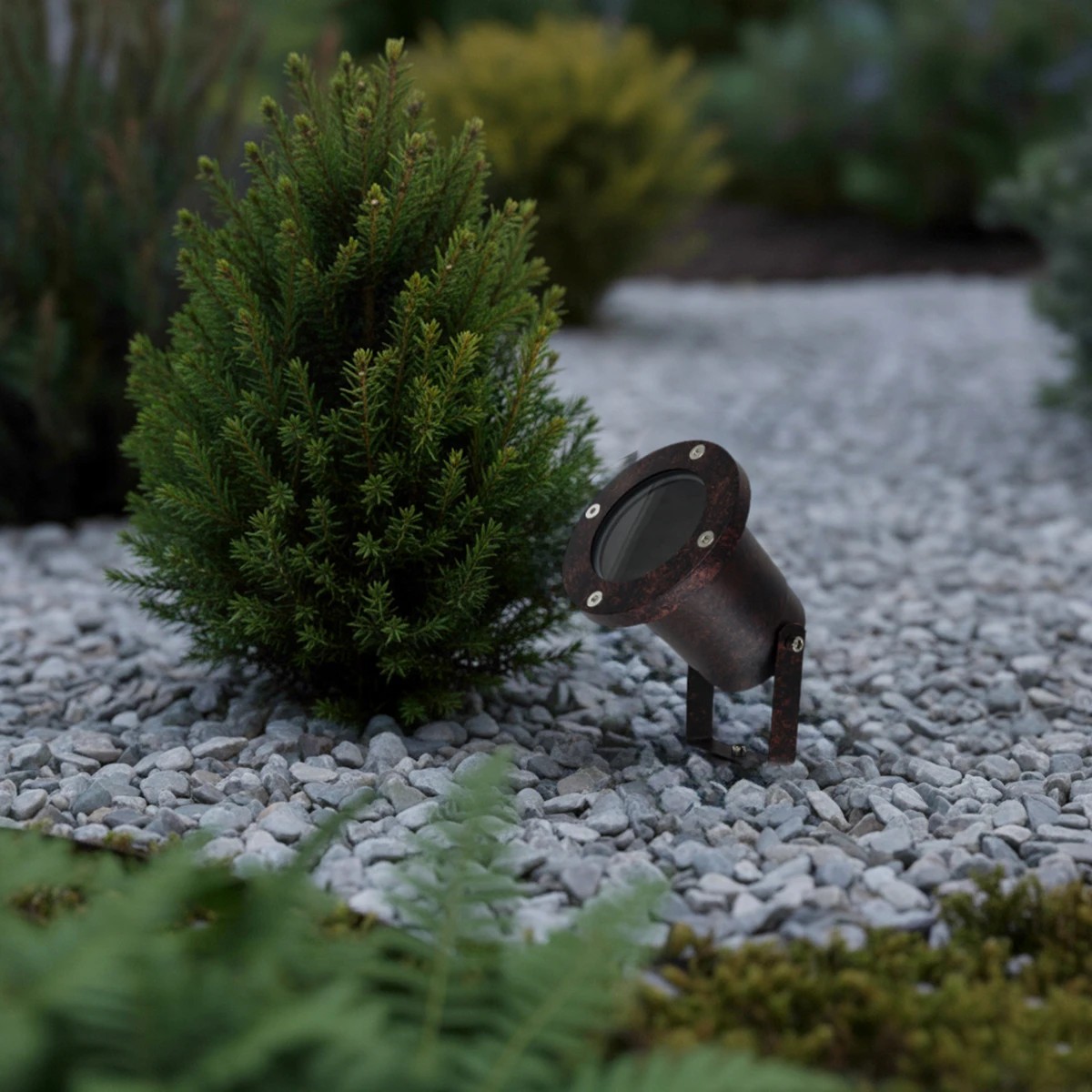 Alternative view of kelvo® GARDELINI KLV-101-0004 Φωτιστικό Σποτ Κήπου για Φυτά & Δέντρα με Καρφωτή Βάση για Λάμπα MR16 με Ντουί GU10 AC 220-240V Αδιάβροχο IP65 - Μπρονζέ Εφέ Σκουριάς Ματ - Μ10 x Π10 x Υ30cm