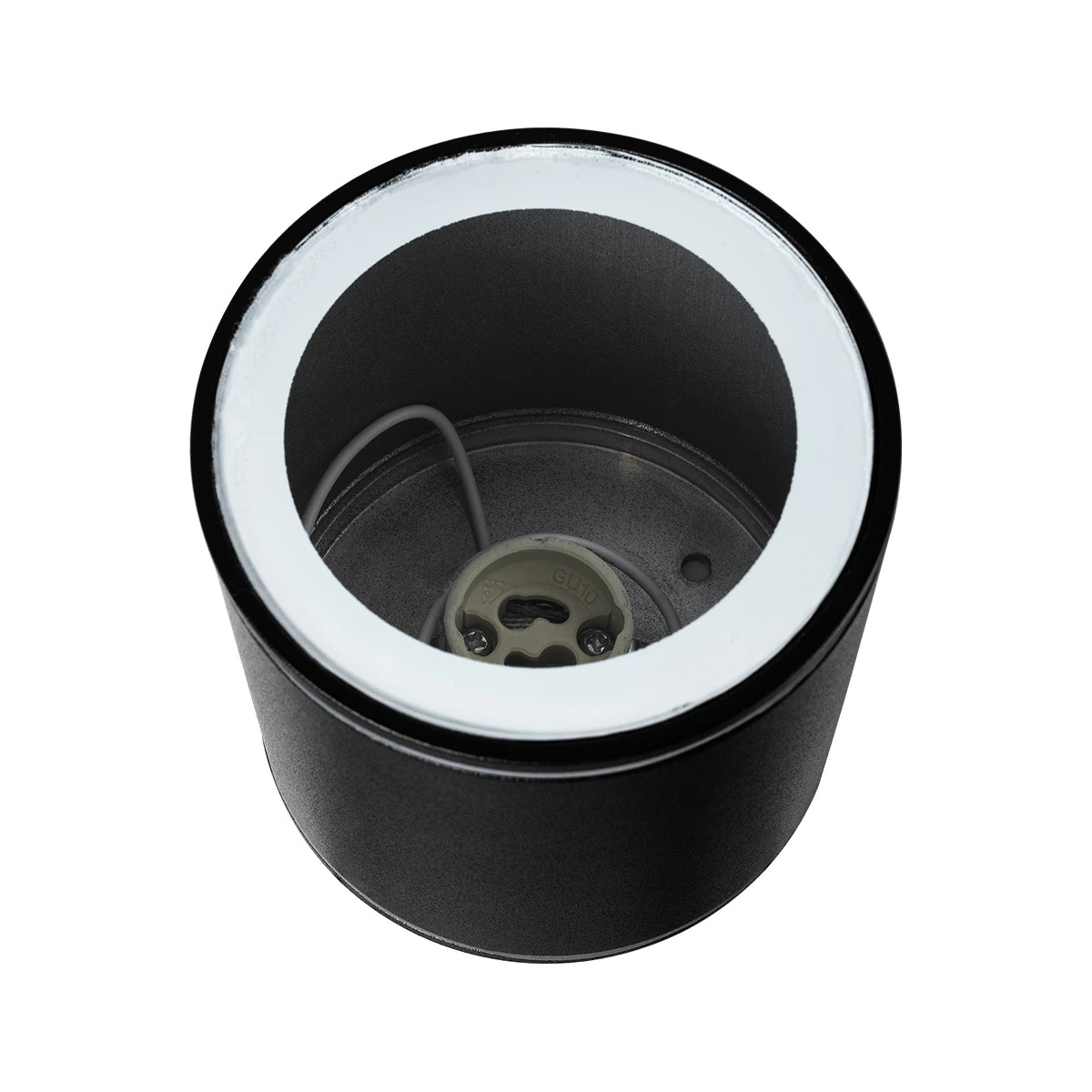 kelvo® MARETTI KLV-101-0055 Φωτιστικό Downlight Σποτ για Λάμπα MR16 με Ντουί GU10 AC 220-240V Αδιάβροχο IP65 - Μαύρο Ματ - Μ9 x Π9 x Υ9cm - Image 5