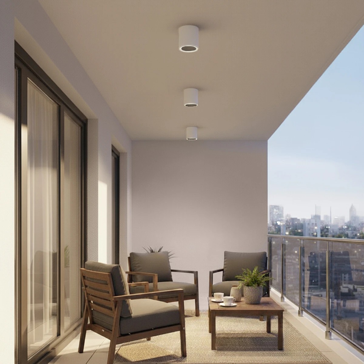 Alternative view of kelvo® MARETTI KLV-101-0056 Φωτιστικό Downlight Σποτ για Λάμπα MR16 με Ντουί GU10 AC 220-240V Αδιάβροχο IP65 - Λευκό Ματ - Μ9 x Π9 x Υ9cm
