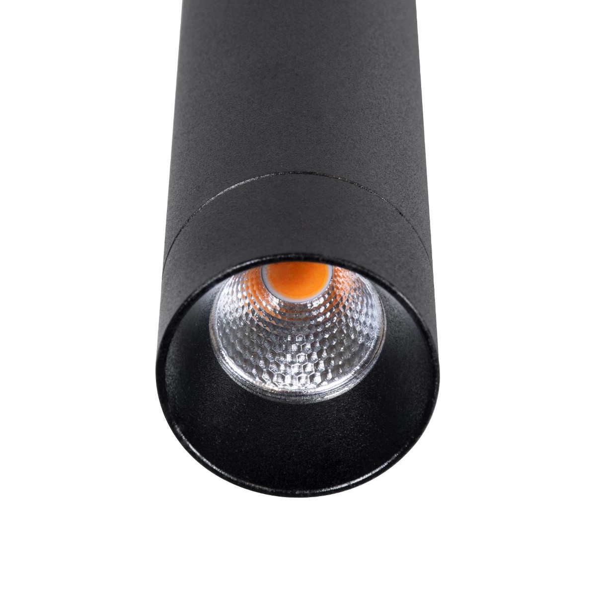 kelvo® CANAL KLV-101-0072 Κρεμαστό Φωτιστικό Οροφής LED 7W 700lm 36° AC 220-240V IP20 Θερμό Λευκό 2700K - Bridgelux COB Chip & TÜV SÜD Driver - Μαύρο Ματ - Μ4 x Π4 x Υ60cm - 5 Χρόνια Εγγύηση - Image 6