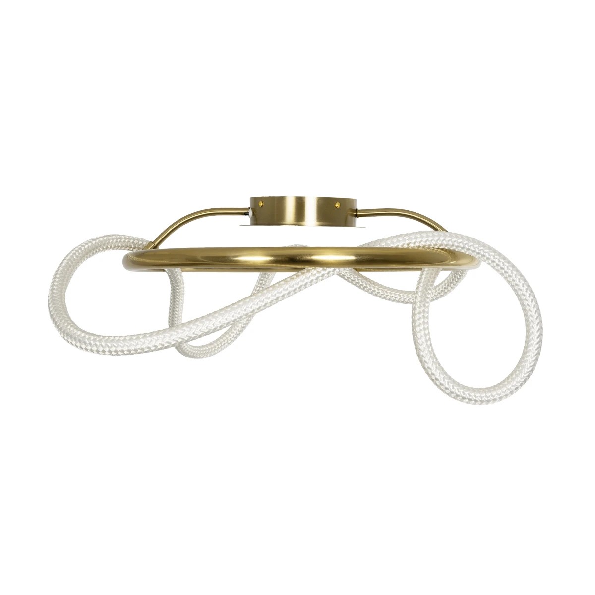 kelvo® GLOW KLV-101-0149 Φωτιστικό Οροφής LED 34W 3400lm 360° AC 220-240V IP20 Ρυθμιζόμενο Λευκό CCT με Χειριστήριο από 2700K έως 6000K Dimmable - Lumileds SMD Chip - Χρυσό Πλατίνα - Μ60 x Π60 x Υ30cm - 3 Χρόνια Εγγύηση - Image 4